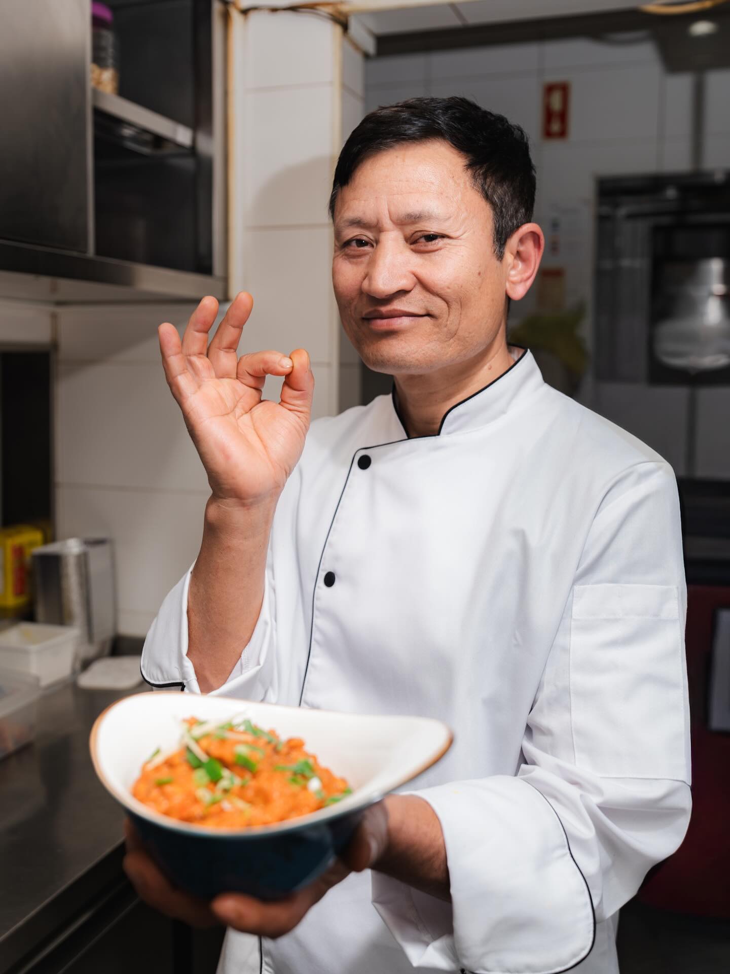 Chef Yekindra Hamal at Darshan Nepal Restaurant Lisbon